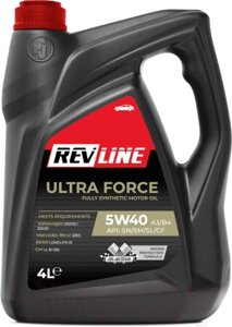 Моторное масло Revline Ultra Force Synthetic 5W40 / RUF5404