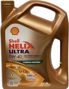 Моторное масло Shell Helix Ultra 0W40