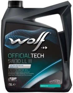 Моторное масло WOLF OfficialTech 5W30 LL III 65604/5 / 65644/5