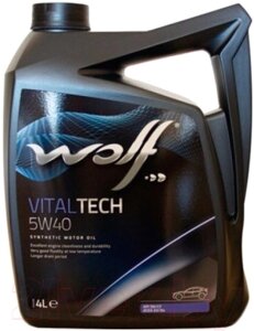 Моторное масло WOLF VitalTech 5W40 B4 Diesel / 26116/4
