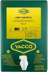 Моторное масло Yacco Lube P 0W30