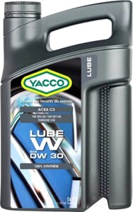 Моторное масло Yacco Lube W 0W30