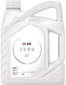 Моторное масло ZIC Zero 20 0W20 / 162035