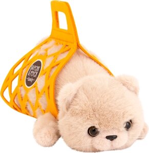 Мягкая игрушка Orange Toys Кот Барсик в сумке бежевый / B1003/35