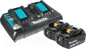 Набор аккумуляторов для электроинструмента Makita BL1850B + DC18RD / 191L75-3