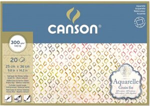 Набор бумаги для рисования Canson Aquarell / 400106438