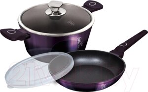 Набор кухонной посуды Berlinger Haus Purple Eclips BH-7102