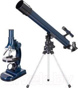 Набор оптических приборов Levenhuk Discovery Scope 2 с книгой / 77821