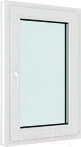 Окно ПВХ Brusbox Roto NX Одностворчатое Поворотно-откидное правое 2 стекла