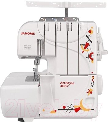 Оверлок Janome ArtStyle 4057 от компании Товары с доставкой на дом. Top-shop. - фото 1