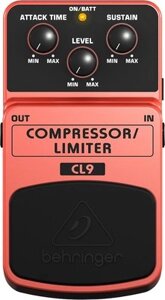 Педаль электрогитарная Behringer Compressor/Limiter CL9