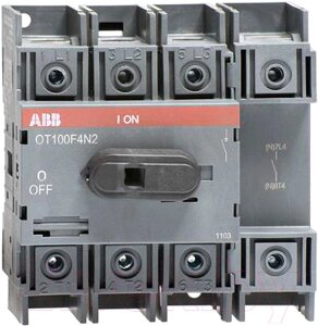 Выключатель нагрузки ABB OT100F4N2 100А 4P 5.5M / 1SCA105018R1001