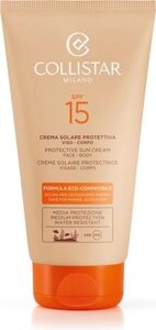 Крем солнцезащитный Collistar Protective Sun Cream Face-Body SPF 15