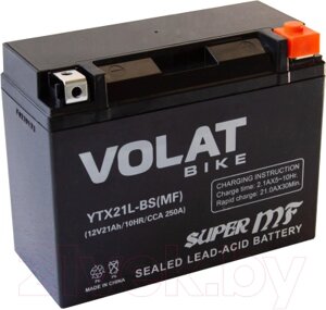 Мотоаккумулятор VOLAT YTX21L-BS MF R+