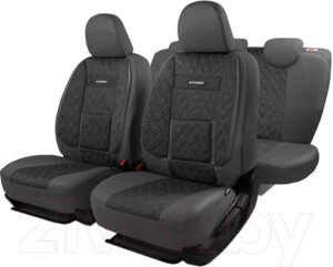 Комплект чехлов для сидений Autoprofi Comfort / COM-1105GP BK/BK