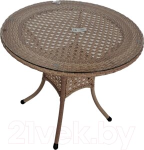 Стол садовый AIKO Deco 7035П круглый д. 90 90х90х75