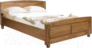 Полуторная кровать Гомельдрев ГМ 8421-01 140x200 Дуб