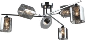 Потолочный светильник Mirastyle SX-N-2191/6 CH+BK