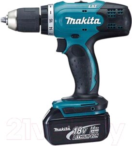 Профессиональная дрель-шуруповерт Makita DHP453RFE