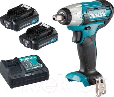 Профессиональный гайковерт Makita TW141DWAE от компании Товары с доставкой на дом. Top-shop. - фото 1