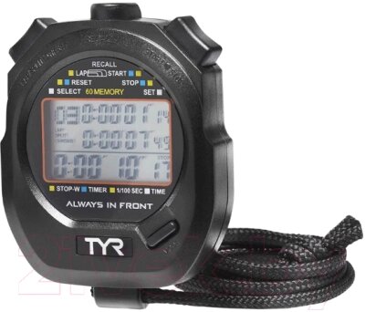 Секундомер TYR Z-200 Stopwatch черный от компании Товары с доставкой на дом. Top-shop. - фото 1