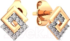 Серьги из розового золота ZORKA 3101377.14K. R