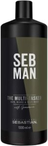 Шампунь для волос Seb Man 3-в-1 The Multi-Tasker Hair Beard&Body