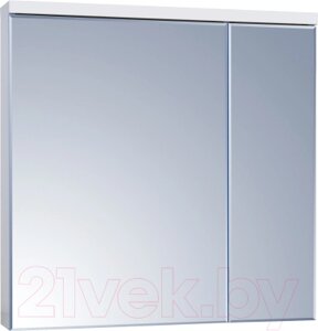 Шкаф с зеркалом для ванной Акватон Брук 80