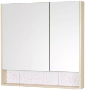 Шкаф с зеркалом для ванной Акватон Сканди 90