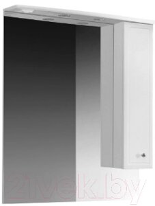 Шкаф с зеркалом для ванной Belux Адажио В80Ш