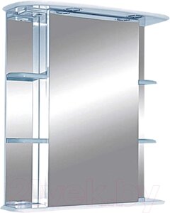 Шкаф с зеркалом для ванной Misty Магнолия 65 L / Э-Маг04065-01СвЛ