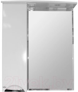 Шкаф с зеркалом для ванной Mixline Кассиопея 75 L 534973