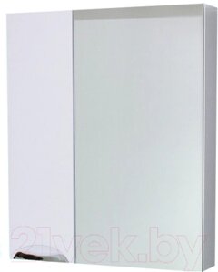 Шкаф с зеркалом для ванной СанитаМебель Эмили 102.650
