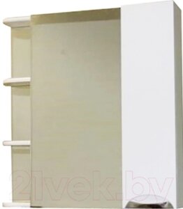 Шкаф с зеркалом для ванной СанитаМебель Камелия-12.70 Д3