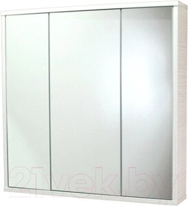 Шкаф с зеркалом для ванной СанитаМебель Прованс 101.750