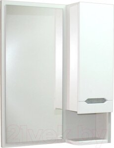 Шкаф с зеркалом для ванной СанитаМебель Сизаль 14.500