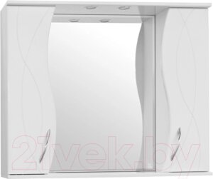 Шкаф с зеркалом для ванной Style Line Амелия 90см
