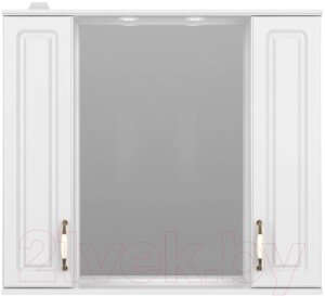Шкаф с зеркалом для ванной Style Line Олеандр-2 90
