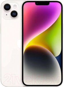 Смартфон Apple iPhone 14 Plus 128GB / MQ4Y3 (звездный свет)