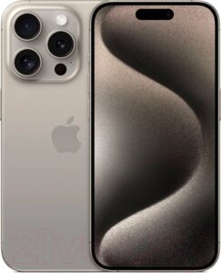Смартфон Apple iPhone 15 Pro 128GB Dual Sim / A3104 (природный титан)