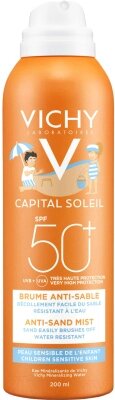 Спрей солнцезащитный Vichy Capital Soleil SPF50+ детский анти-песок