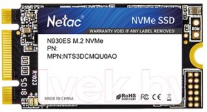 SSD диск netac N930ES pro nvme 1тb (NT01N930ES-001T-E2x)