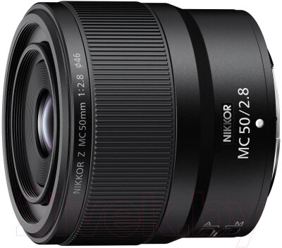 Стандартный объектив Nikon Nikkor Z MC 50mm f/2.8 от компании Товары с доставкой на дом. Top-shop. - фото 1