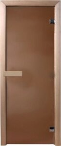 Стеклянная дверь для бани/сауны Doorwood 180х70
