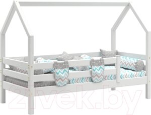 Стилизованная кровать детская Мебельград Соня с надстройкой
