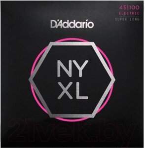 Струны для бас-гитары D'Addario NYXL45100SL