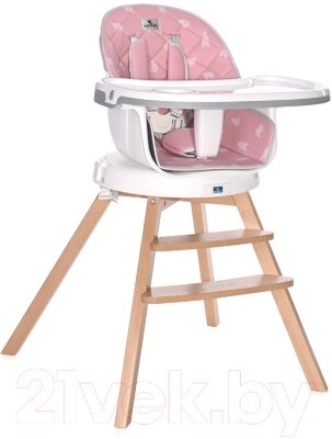 Стульчик для кормления Lorelli Napoli Pink Bears / 10100472133 от компании Товары с доставкой на дом. Top-shop. - фото 1