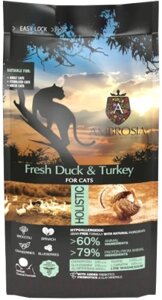 Сухой корм для кошек Ambrosia Grain Free для стерилизов., свежие утка и индейка / U/ACDT5