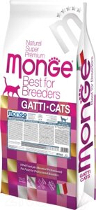 Сухой корм для кошек Monge PFB Speciality Line Monoprotein Sterilised с форелью