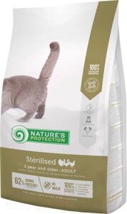 Сухой корм для кошек Nature's Protection Sterilised с птицей / NPS45777